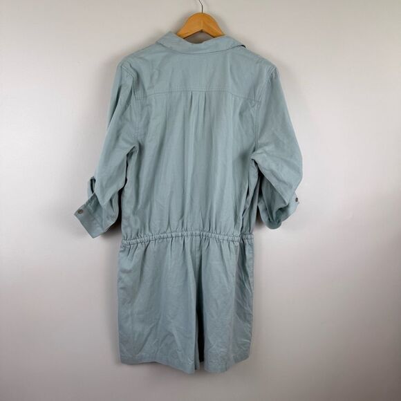 NWT CAbi Alexa Mint Romper Women's Size Large Style 5107 *Stain - Picture 3 of 6